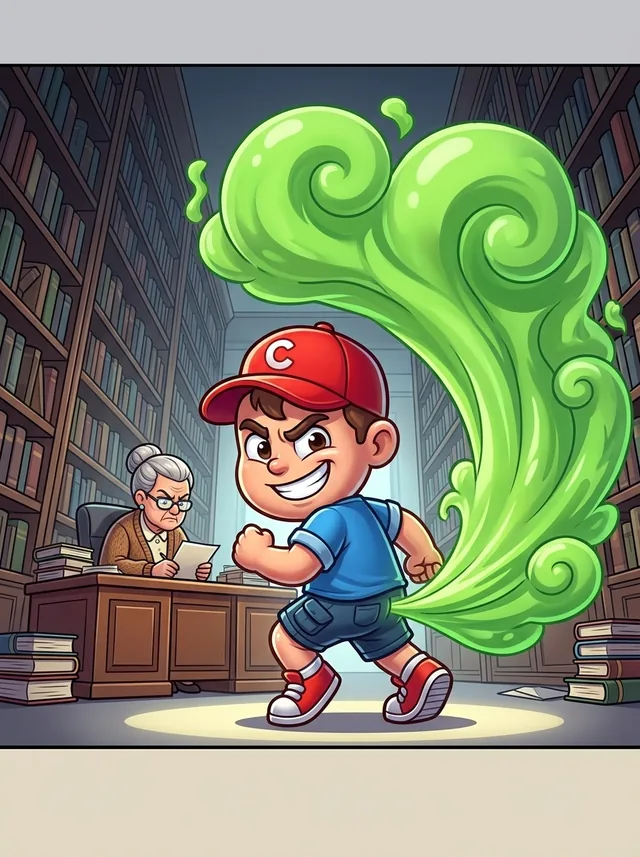 Silent But Deadly — the library boss poster