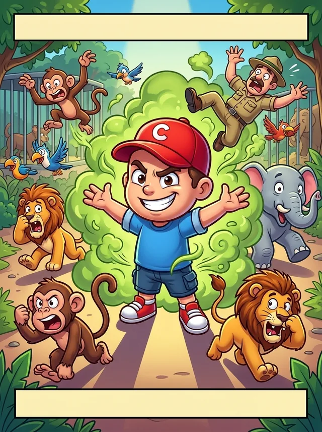 Survival of the Stinkiest — the zoo boss poster